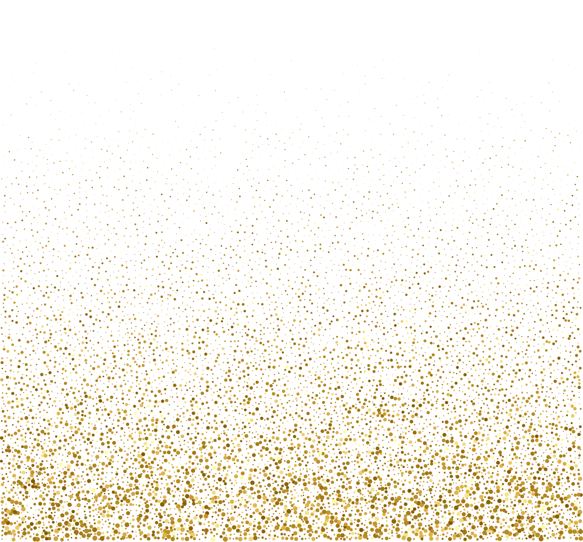 Golden Glitter Decoration